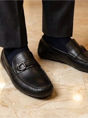 Sperry Luxury Top-sider Gold Cup Men's Black Leather Loafers